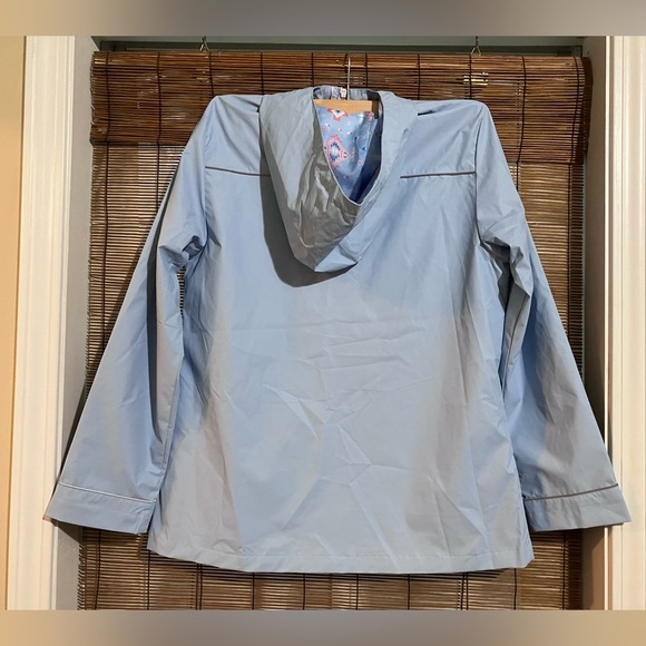 NWT!  Simply Southern Blue Rain Jacket - Picture 2 of 8
